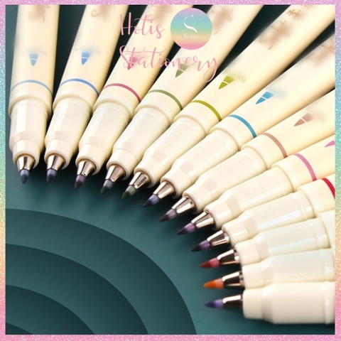 [HOTIS] [24 MÀU] Bút lông đầu mềm Soft Brush DS-827 viết calligraphy, vẽ tranh, tô màu, viết chữ thư pháp