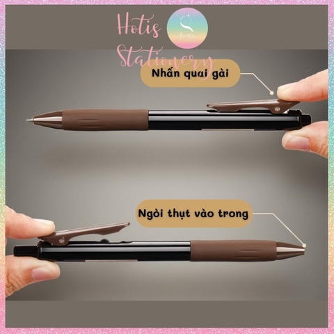 [HOTIS] Set 5 Bút gel vintage Light Retro Gel Pen 0.5mm - 25 màu