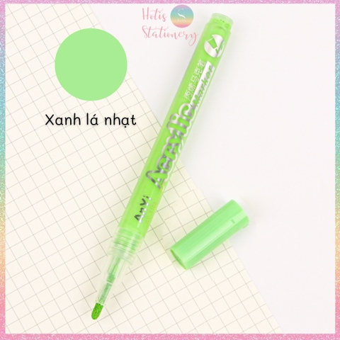 [24 MÀU] Bút sơn Acrylic Marker vẽ được trên kính, sứ, đá, vải- 1 bút