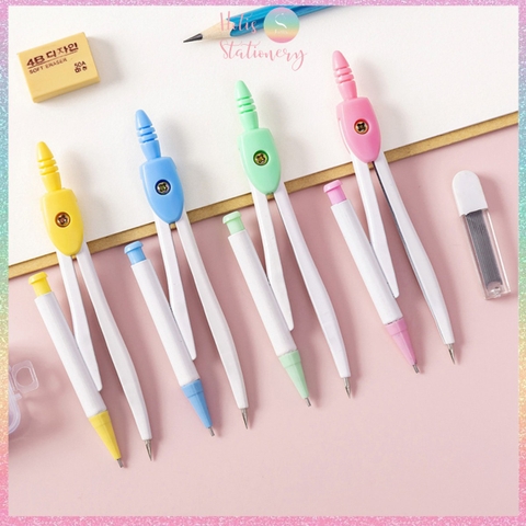 Compa vẽ hình tròn - Tặng kèm 1 hộp ruột chì bấm