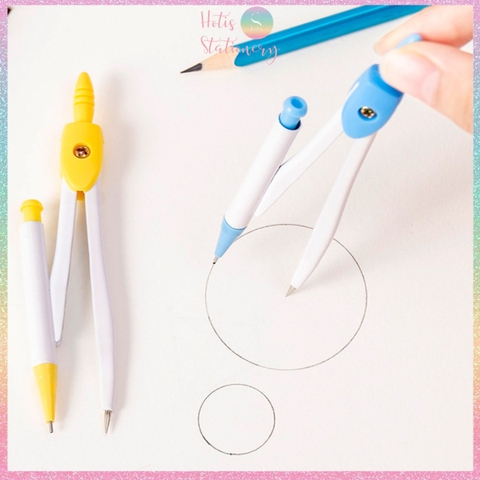 Compa vẽ hình tròn - Tặng kèm 1 hộp ruột chì bấm