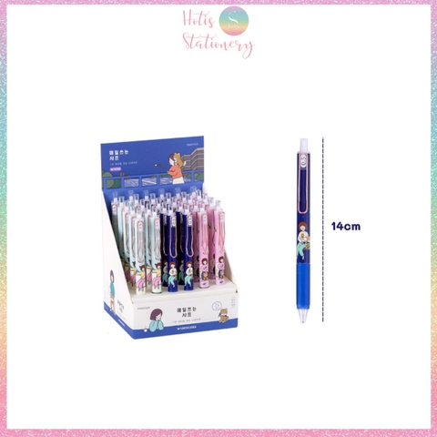 Bút chì bấm kim Hotis PinkFoot ngòi 0.5mm phong cách Hàn Quốc