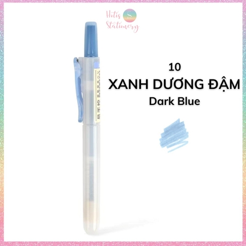 [HOTIS] 24 Màu - Bút highlight bấm DS-805s có lõi thay thế, màu đẹp, tiện lợi, tiết kiệm