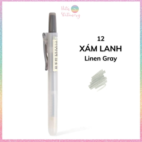 [HOTIS] 24 Màu - Bút highlight bấm DS-805s có lõi thay thế, màu đẹp, tiện lợi, tiết kiệm