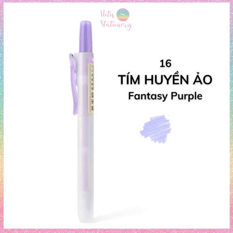 [HOTIS] 24 Màu - Bút highlight bấm DS-805s có lõi thay thế, màu đẹp, tiện lợi, tiết kiệm