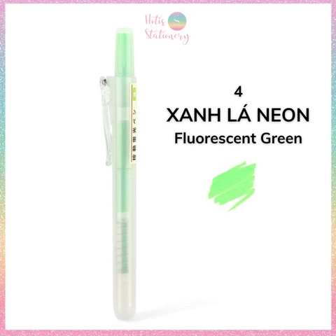 [HOTIS] 24 Màu - Bút highlight bấm DS-805s có lõi thay thế, màu đẹp, tiện lợi, tiết kiệm