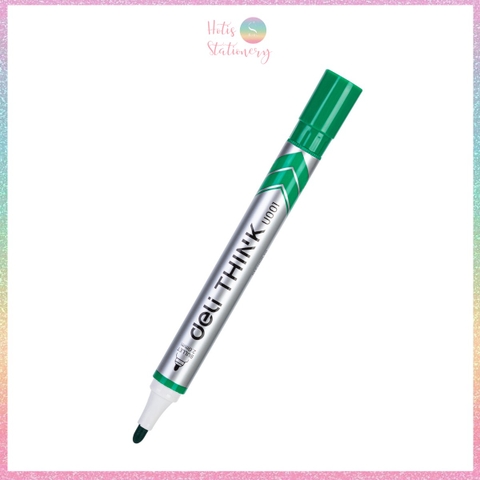 [HOTIS] Bút lông bảng bút dạ viết bảng trắng xóa được Deli mực xanh đen đỏ tiện dụng an toàn không độc hại