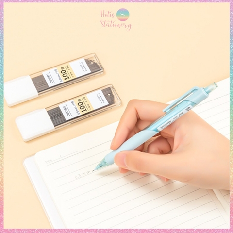 [HOTIS] Ruột bút chì kim 0.5/ 0.7 / 0.9mm Deli, ngòi chì kim 2B HB, lõi chì bấm nhỏ gọn tiện lợi