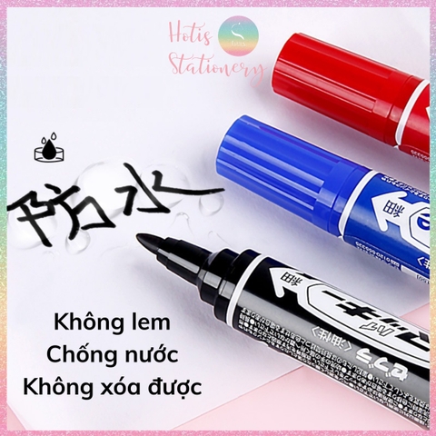 [HOTIS] Bút lông dầu 2 đàu loại lớn Zebra Mckee Nhật Bản không lem, chống nước, không xóa được