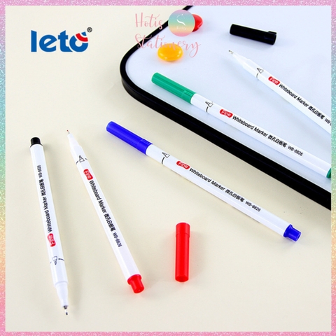 [HOTIS] Bút lông bảng Leto ngòi nhỏ 0.5mm WB-8826 - Mực gốc nước, nhanh khô, xóa được, viết bảng trắng