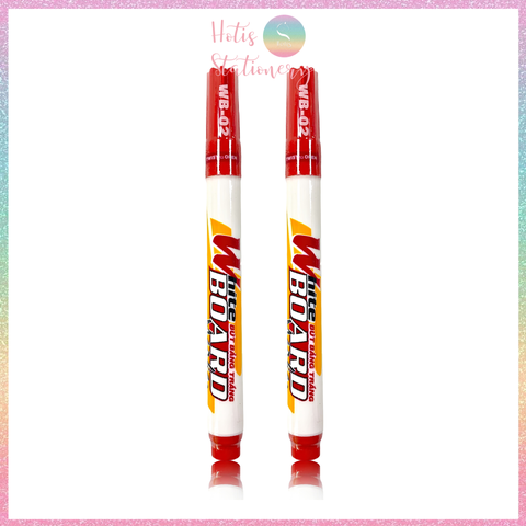 [HOTIS] Combo 2 Bút Lông Bảng Thiên Long WB-02 - Viết Trơn Mượt, Dễ Xóa Clean, Không Độc Hại, Có Thể Bơm Mực