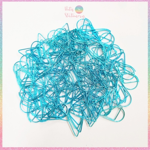 [HOTIS] Set 10 cái Kẹp giấy kim loại hình giọt nước kẹp thiệp cưới, thư mời, thiệp sinh nhật