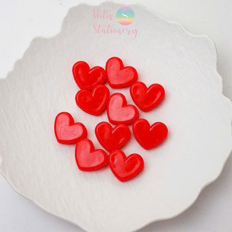 [HOTIS] Set 10 Kẹp giấy trái tim Love Clip nhiều màu siêu xinh