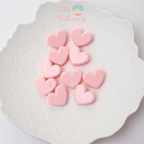 [HOTIS] Set 10 Kẹp giấy trái tim Love Clip nhiều màu siêu xinh