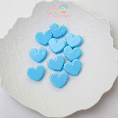 [HOTIS] Set 10 Kẹp giấy trái tim Love Clip nhiều màu siêu xinh