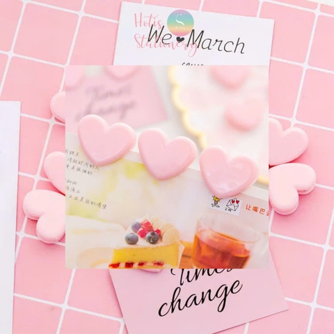 [HOTIS] Set 10 Kẹp giấy trái tim Love Clip nhiều màu siêu xinh