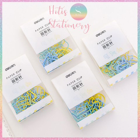 [HOTIS] Set 12 kẹp giấy paper clip hình thú dễ thương, kẹp kim loại văn phòng