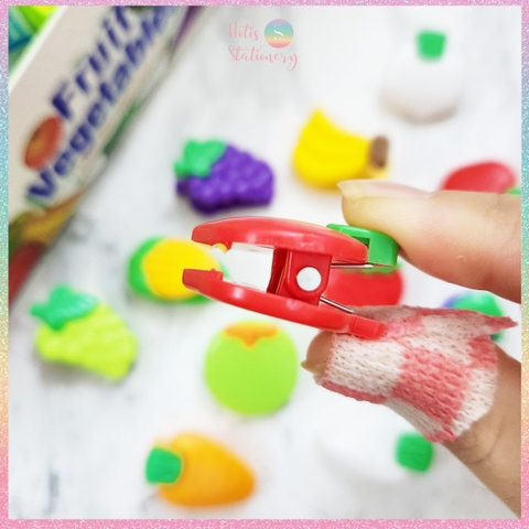 [HOTIS] Kẹp giấy rau củ quả đễ thương kẹp giấy mini kẹp tài liệu văn phòng