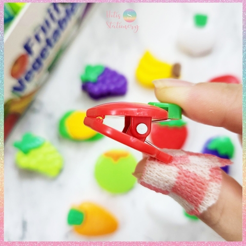 [HOTIS] Kẹp giấy rau củ quả đễ thương kẹp giấy mini kẹp tài liệu văn phòng