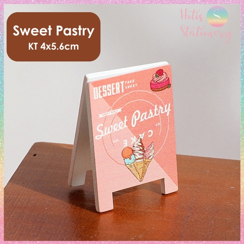 [HOTIS] Kẹp gỗ để bàn Coffee Beer kẹp ảnh đế gỗ, kẹp giấy ghi chú, trang trí decor bàn