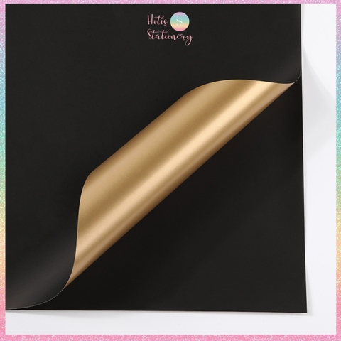 [HOTIS] [MUA TỐI THIỂU 5 TỜ] Giấy gói quà giấy bó hoa 2 mặt 2 màu không thấm nước phong cách Hàn Quốc - KT 56x56cm