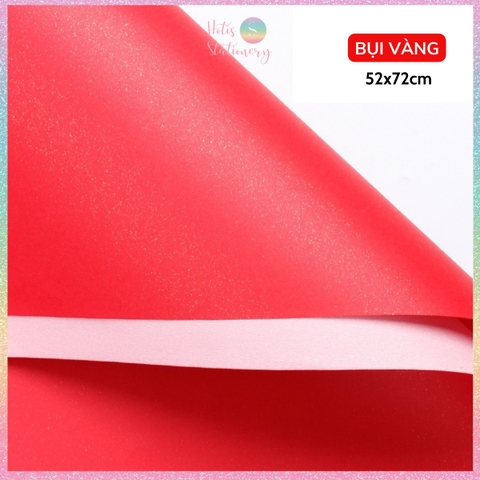 [HOTIS] Set 5 tờ Giấy gói quà Tết màu đỏ may mắn, họa tiết ánh kim mang lại tài lộc, thịnh vượng - KT 52x72cm