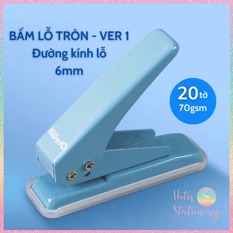 [HOTIS] VER 1 / VER 2 Bấm lỗ tròn 1 lỗ KW-triO dùng cho sổ còng binder DIY bullet journal
