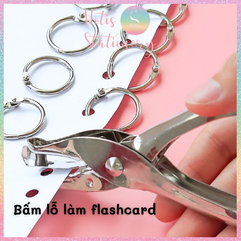[HOTIS] Kìm bấm lỗ giấy 3mm / 6mm KW-triO làm sổ còng, planner, bullet journal, flashcard, tag