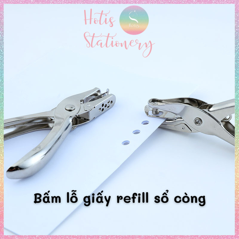 [HOTIS] Kìm bấm lỗ giấy 3mm / 6mm KW-triO làm sổ còng, planner, bullet journal, flashcard, tag
