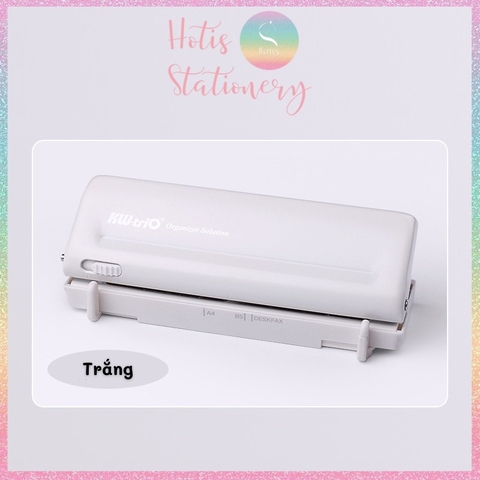 [HOTIS] Bấm lỗ giấy A7/ A6/ A5/ B5 KW-triO làm ruột sổ còng binder 6/ 9 lỗ