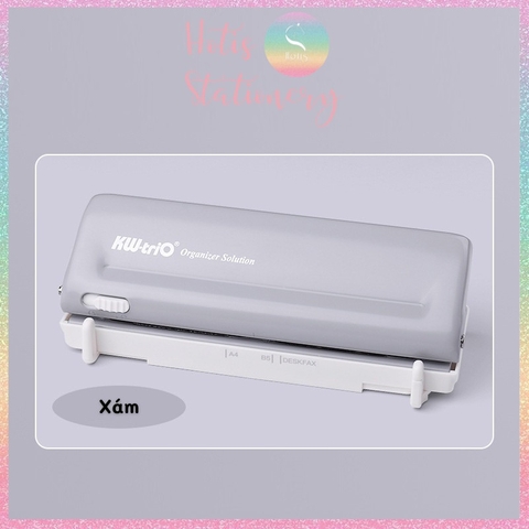 [HOTIS] Bấm lỗ giấy A7/ A6/ A5/ B5 KW-triO làm ruột sổ còng binder 6/ 9 lỗ