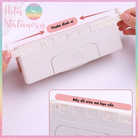 [HOTIS] Bấm lỗ giấy A7/ A6/ A5/ B5 KW-triO làm ruột sổ còng binder 6/ 9 lỗ