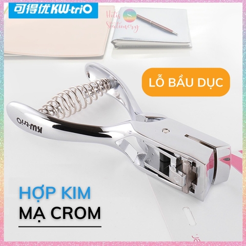 [HOTIS] Kìm bấm lỗ bầu dục KW-triO, kìm đục lỗ thẻ nhân viên, tag giấy - Slot punch 9772