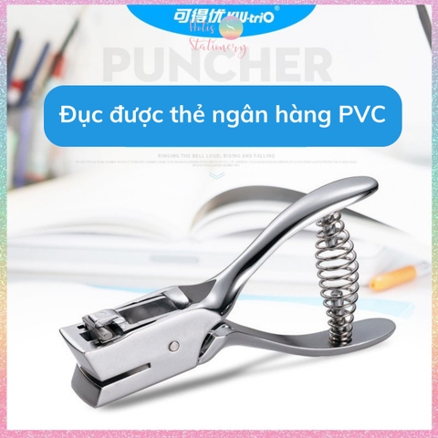 [HOTIS] Kìm bấm lỗ bầu dục KW-triO, kìm đục lỗ thẻ nhân viên, tag giấy - Slot punch 9772