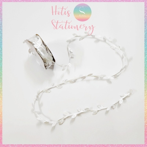 [HOTIS]  [Lẻ 1m/ 5m] Ruy băng lụa lá cây