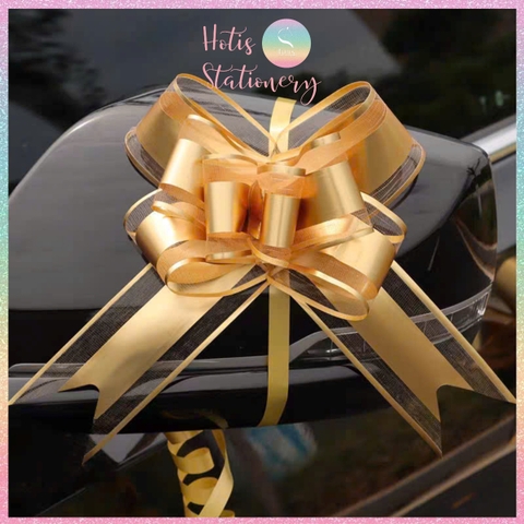 [HOTIS] Set 5 cái Nơ bướm phối ren 5cm, gói quà sinh nhật, tiệc cưới, giỏ quà tết, quà tặng khách hàng