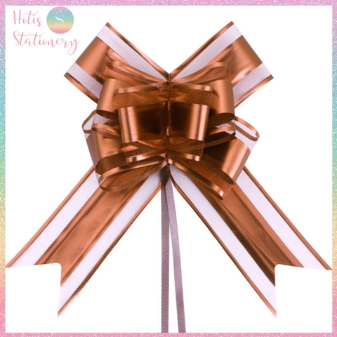 [HOTIS] Set 5 cái Nơ bướm phối ren 5cm, gói quà sinh nhật, tiệc cưới, giỏ quà tết, quà tặng khách hàng