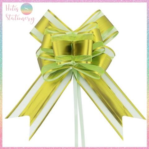 [HOTIS] Set 5 cái Nơ bướm phối ren 5cm, gói quà sinh nhật, tiệc cưới, giỏ quà tết, quà tặng khách hàng