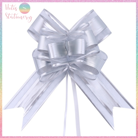 [HOTIS] Set 5 cái Nơ bướm phối ren 5cm, gói quà sinh nhật, tiệc cưới, giỏ quà tết, quà tặng khách hàng