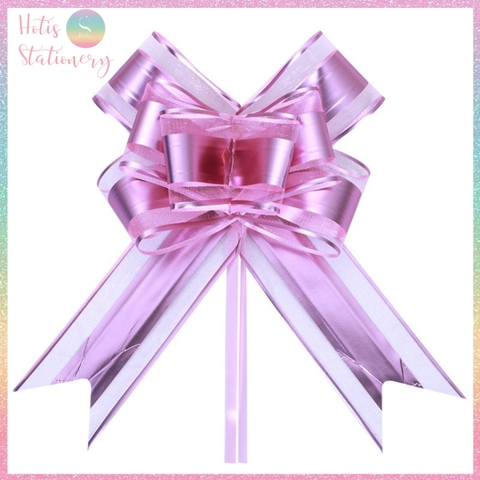 [HOTIS] Set 5 cái Nơ bướm phối ren 5cm, gói quà sinh nhật, tiệc cưới, giỏ quà tết, quà tặng khách hàng