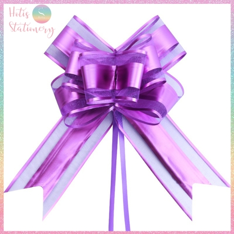 [HOTIS] Set 5 cái Nơ bướm phối ren 5cm, gói quà sinh nhật, tiệc cưới, giỏ quà tết, quà tặng khách hàng