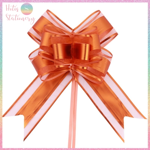 [HOTIS] Set 5 cái Nơ bướm phối ren 5cm, gói quà sinh nhật, tiệc cưới, giỏ quà tết, quà tặng khách hàng