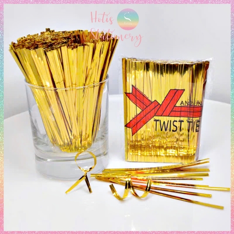 [HOTIS] Dây kẽm buộc túi bánh kẹo, dây kẽm bọc nhựa trang trí, gói quà