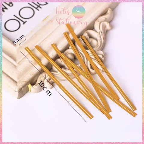 [HOTIS] Dây kẽm buộc túi bánh kẹo, dây kẽm bọc nhựa trang trí, gói quà