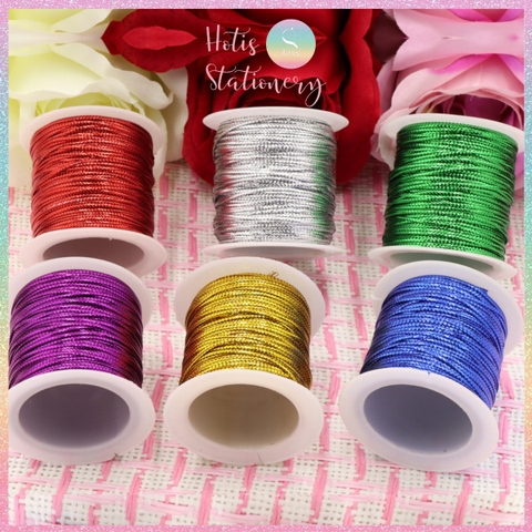[HOTIS] Cuộn 23m dây kim tuyến sợi 1mm dùng gói quà, treo tag, gói quà Tết, quà Giáng Sinh