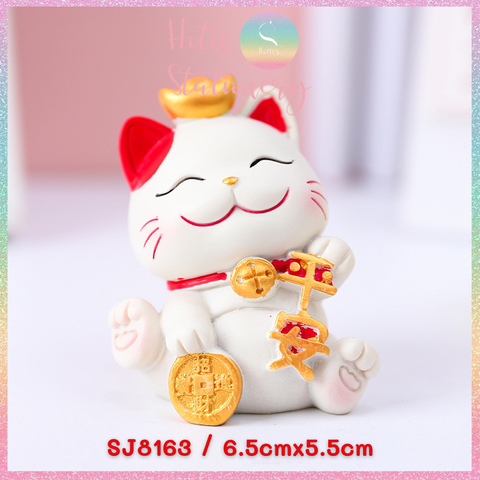 [HOTIS] 21 MẪU - Mèo May Mắn tương mèo chiêu tài trang trí bàn học, bàn làm việc, phòng khách, ô tô