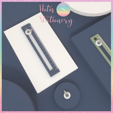 [HOTIS] Thước kẻ vẽ hình tròn đa năng Circle Ruler có thể điều chỉnh bán kính