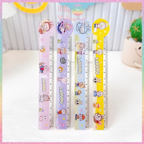 [HOTIS] Thước nhựa 15cm / 20cm in họa tiết hoạt hình dễ thương