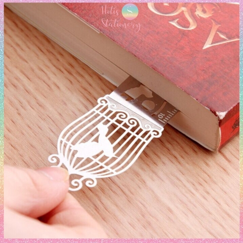 [HOTIS] Thẻ đánh dấu sách Ruler Bookmark thẻ kẹp sách thước rỗng vẽ họa tiết độc đáo