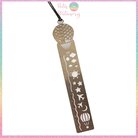 [HOTIS] Thẻ đánh dấu sách Ruler Bookmark thẻ kẹp sách thước rỗng vẽ họa tiết độc đáo